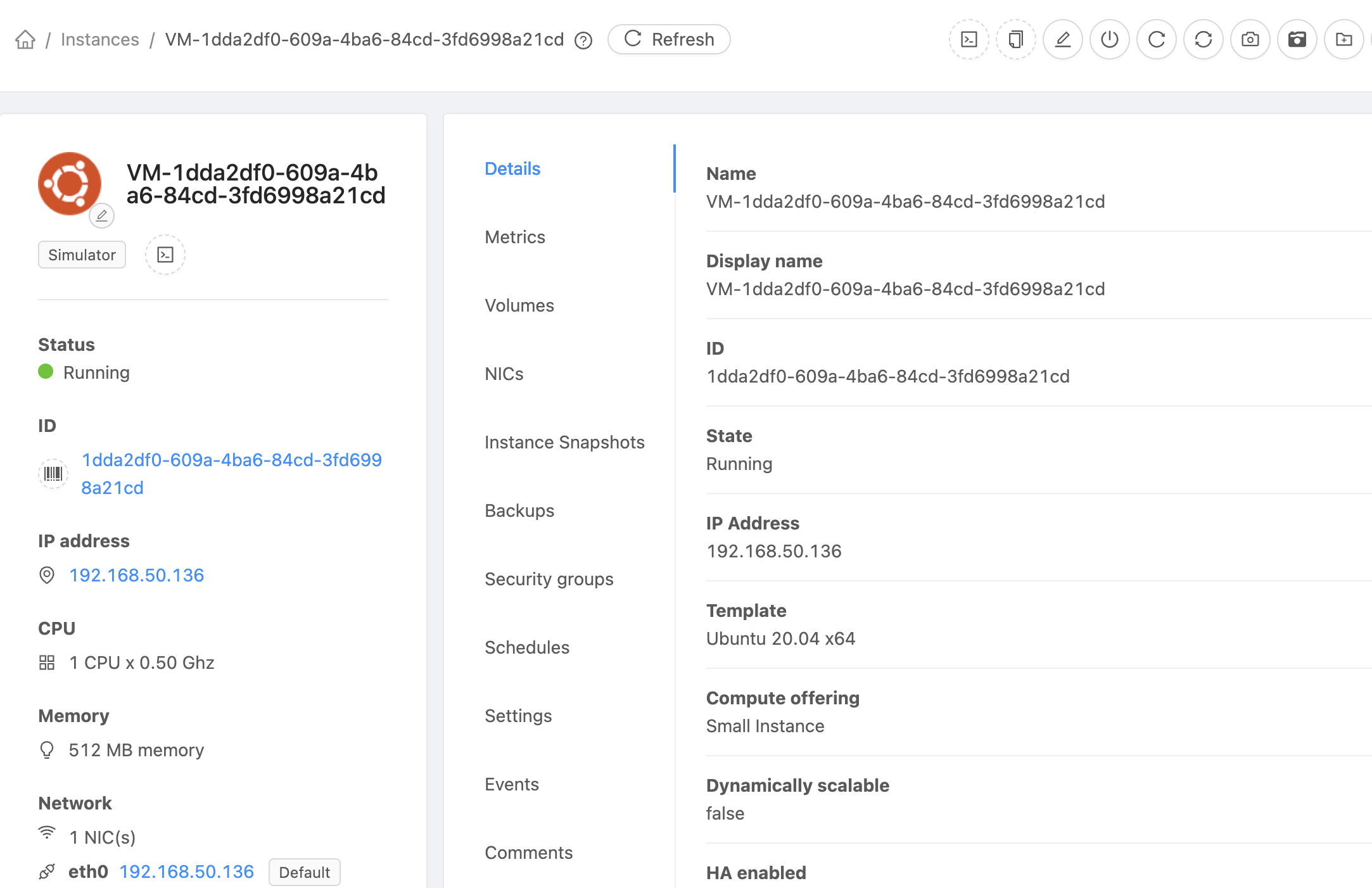 CloudStack VM